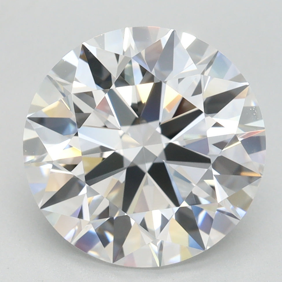 3.56ct Round D IF Lab Created Diamond