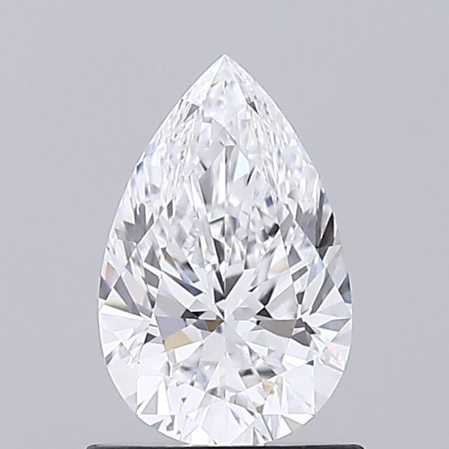 0.97ct Pear D IF Lab Created Diamond