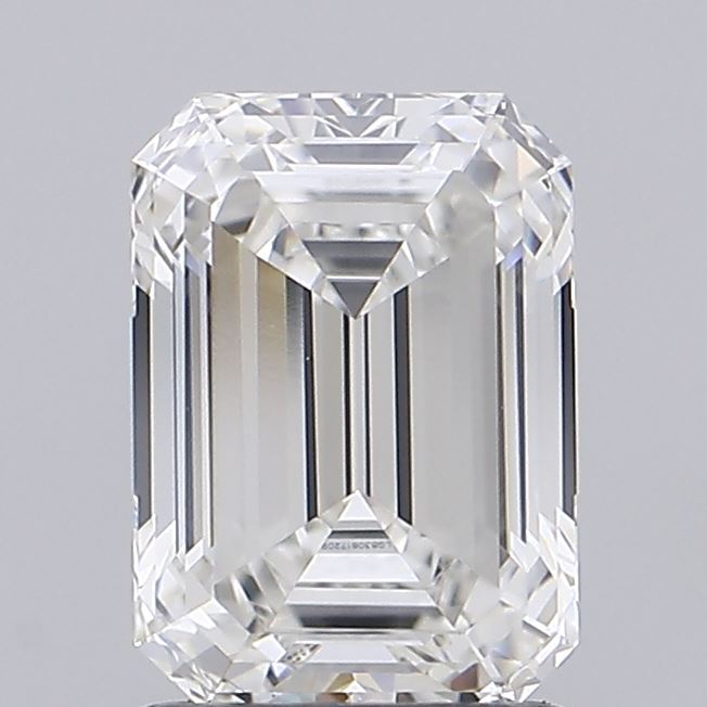 1.56ct Emerald F VVS1 Lab Created Diamond