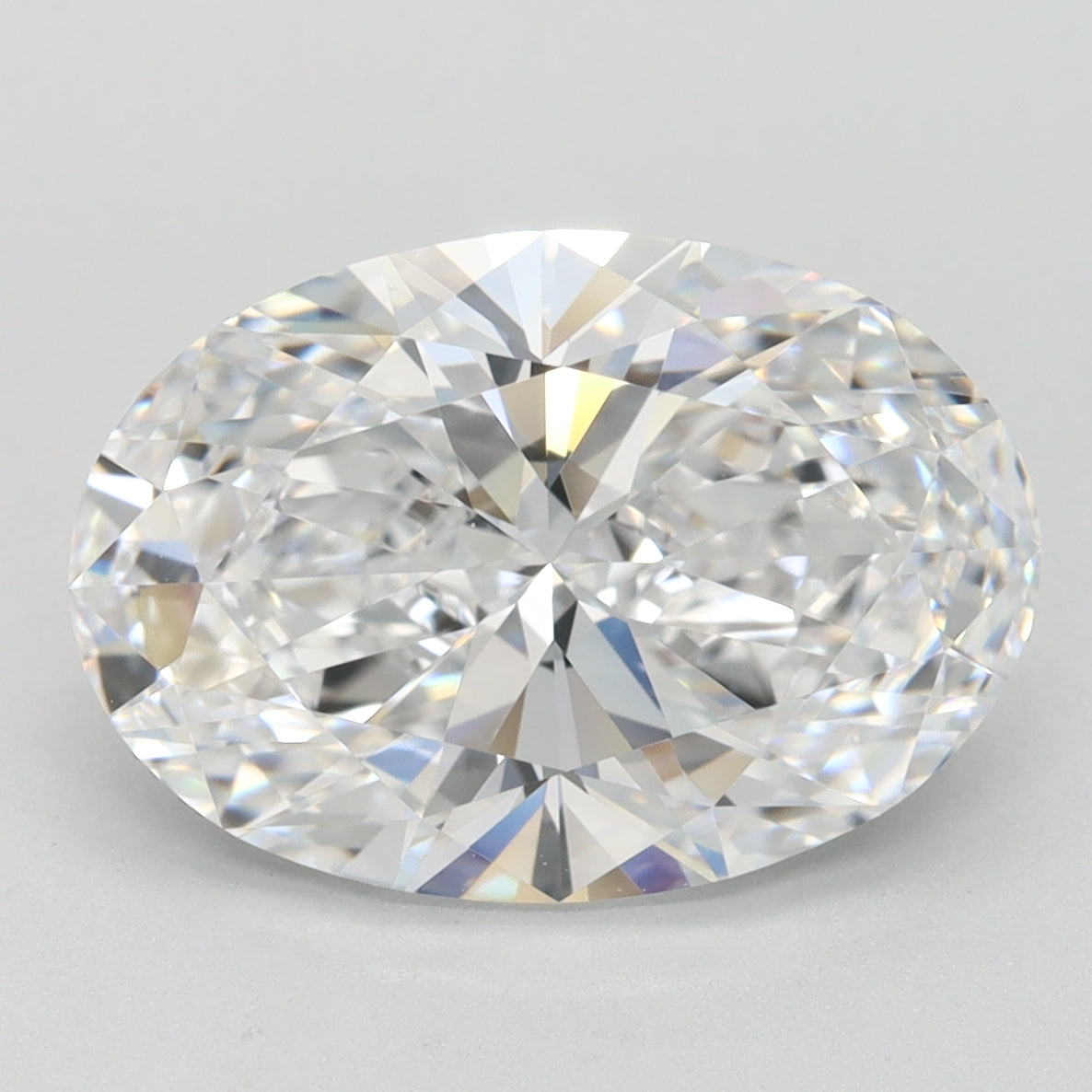 3.66ct Oval D IF Lab Created Diamond