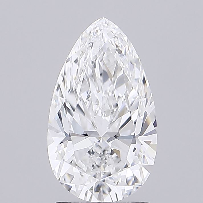 2.03ct Pear D IF Lab Created Diamond