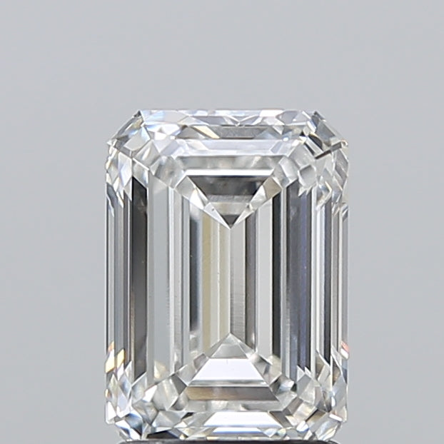 2.06ct Emerald E VVS2 Lab Created Diamond