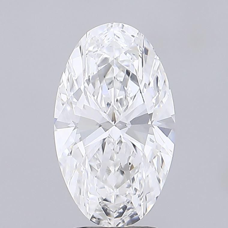 2.83ct Oval E VVS1 Lab Created Diamond