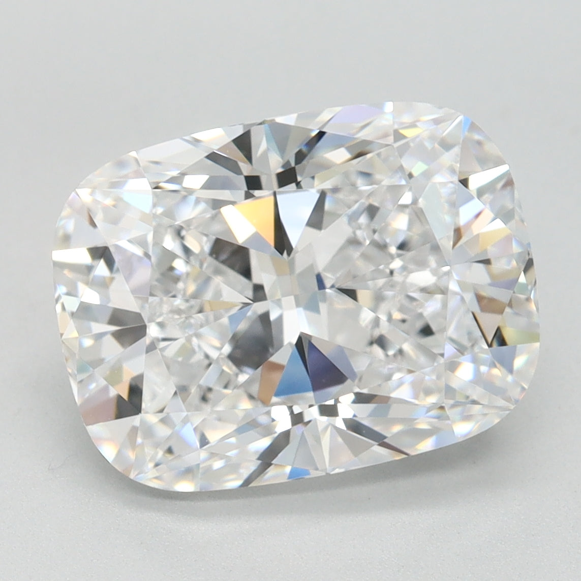 4ct Cushion D IF Lab Created Diamond