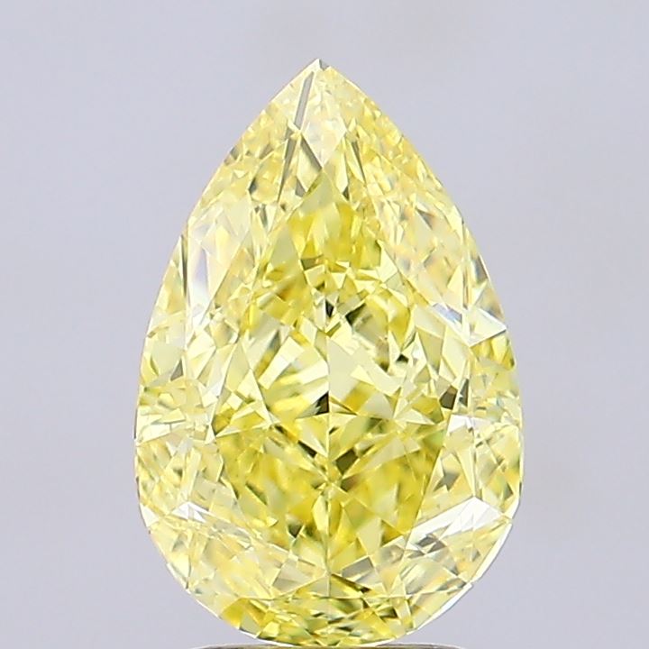 2.54ct Pear VVS2 Lab Created Diamond