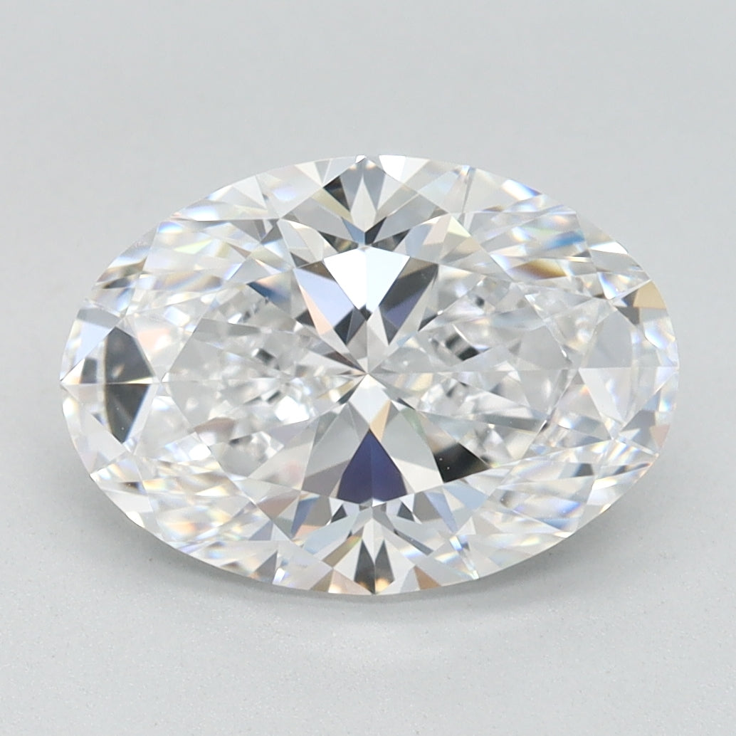 2.2ct Oval D VVS1 Lab Created Diamond