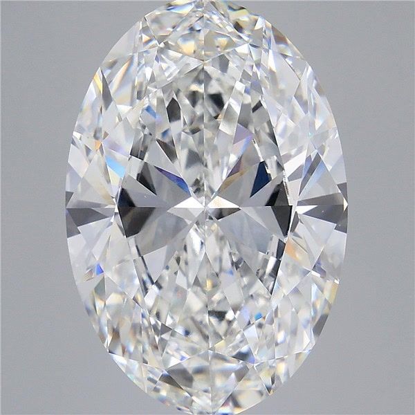 15.03ct Oval F VVS2 Lab Created Diamond