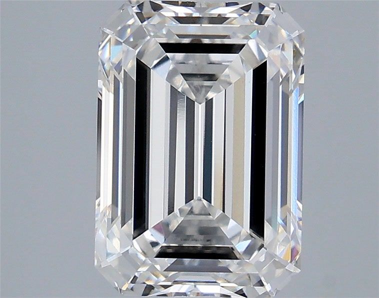 4.05ct Emerald F VVS2 Lab Created Diamond