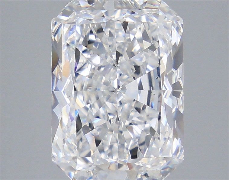 4ct Radiant D VS2 Lab Created Diamond