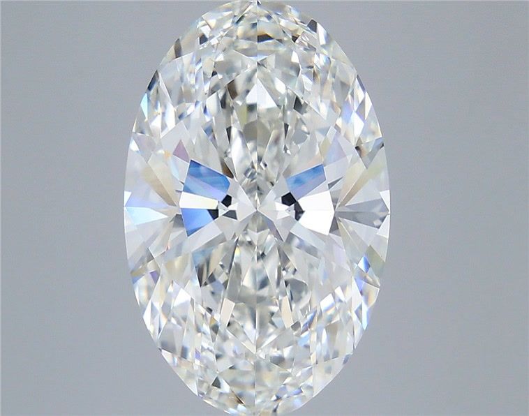 7.06ct Oval G VVS2 Lab Created Diamond