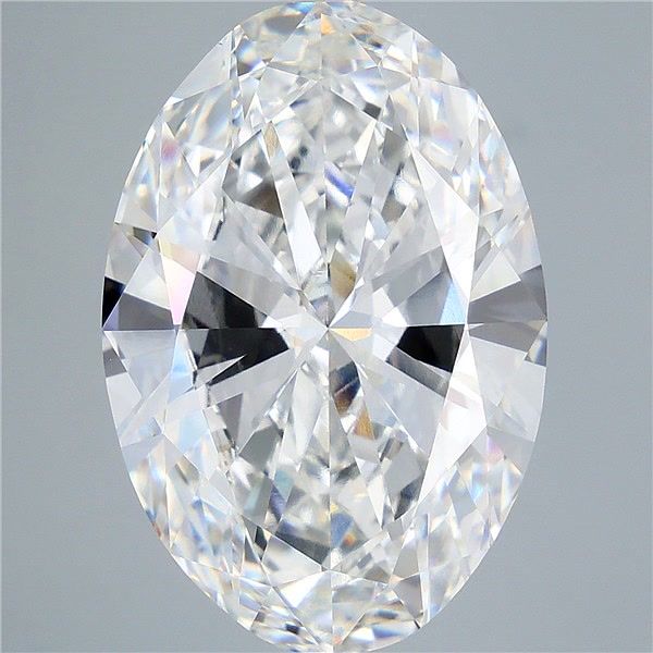 15.05ct Oval F VVS2 Lab Created Diamond