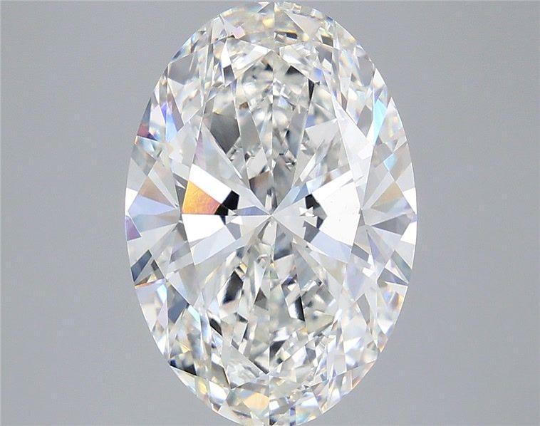 6.03ct Oval F VS1 Lab Created Diamond