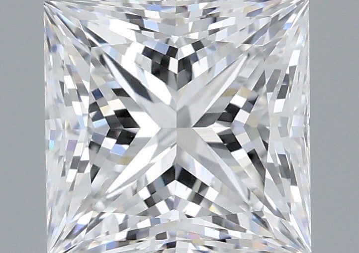 1.39ct Princess D VVS2 Lab Created Diamond