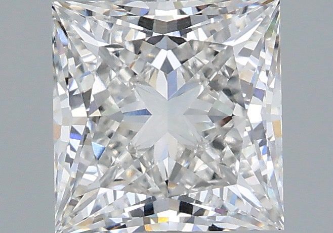 2ct Princess F VS1 Lab Created Diamond