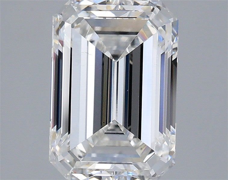 2.97ct Emerald F VS1 Lab Created Diamond