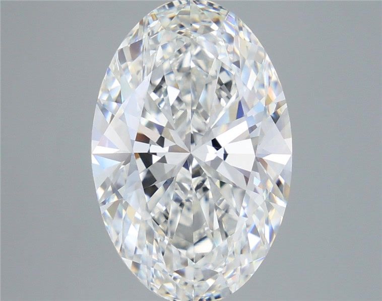 7.03ct Oval F VVS2 Lab Created Diamond