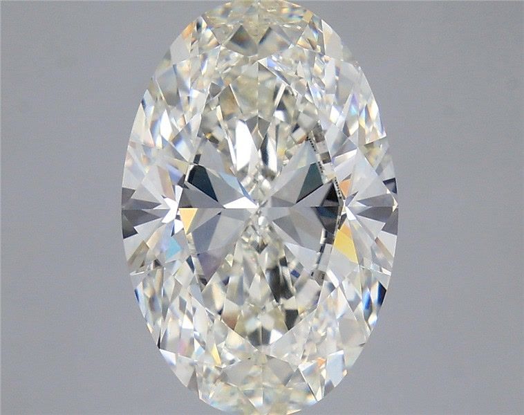 6.03ct Oval H VVS2 Lab Created Diamond