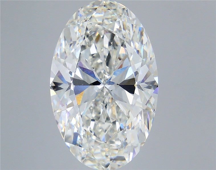 7.03ct Oval G VVS2 Lab Created Diamond