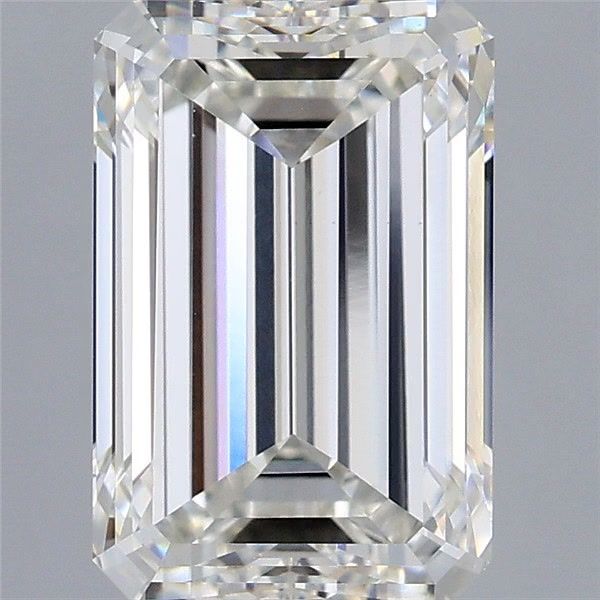 4ct Emerald G VVS2 Lab Created Diamond