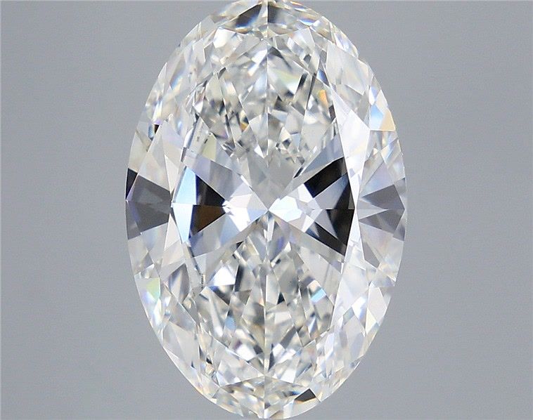 7.01ct Oval F VVS2 Lab Created Diamond