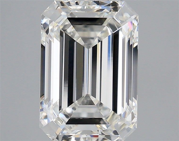 3.02ct Emerald F VVS2 Lab Created Diamond