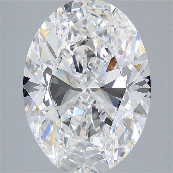 4.5ct Oval E VVS2 Lab Created Diamond
