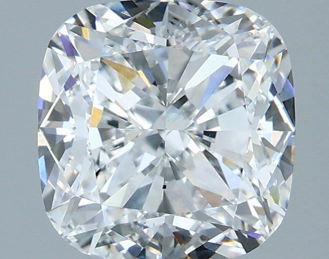 2.77ct Cushion D VS2 Lab Created Diamond