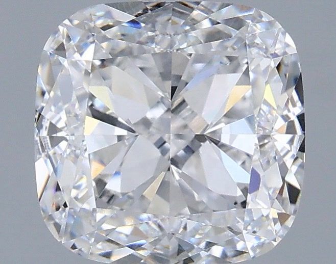 2.7ct Cushion D VVS2 Lab Created Diamond