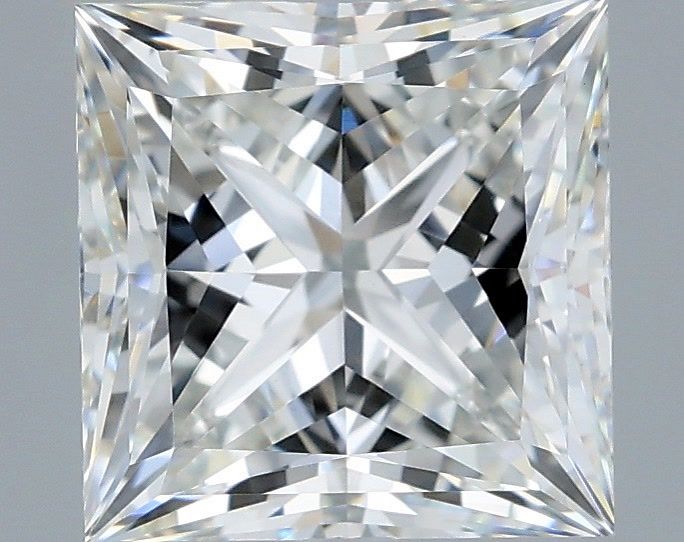 3.06ct Princess G VVS2 Lab Created Diamond