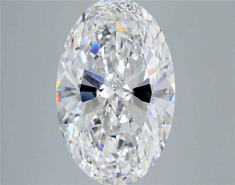 8.03ct Oval E VVS2 Lab Created Diamond