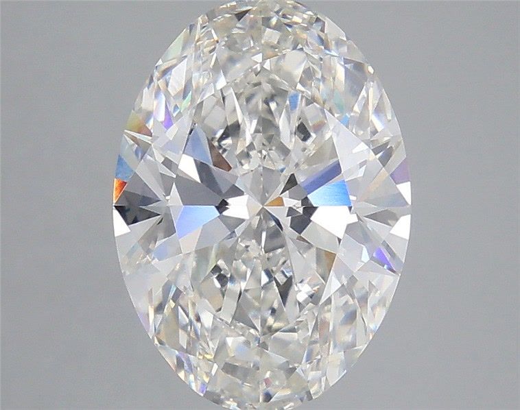 4.02ct Oval F VVS1 Lab Created Diamond