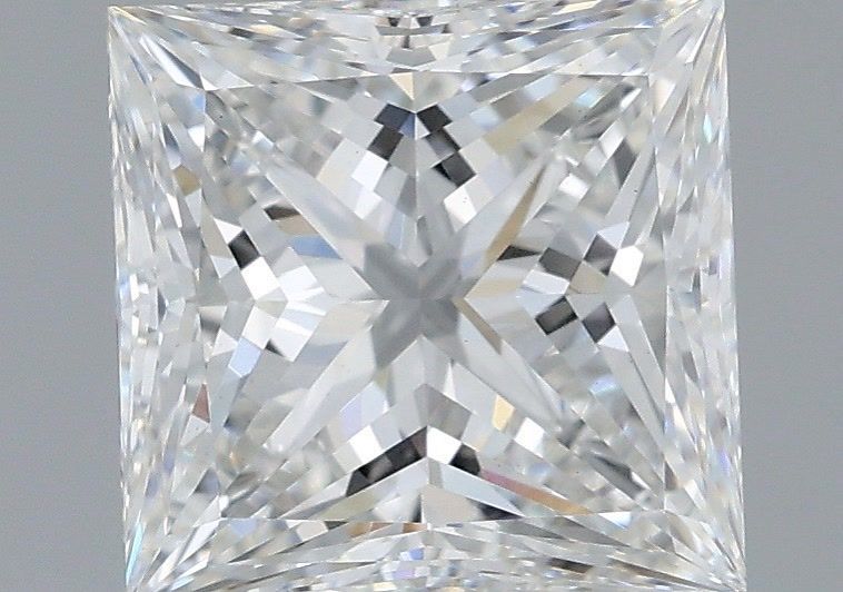 1.62ct Princess E VS1 Lab Created Diamond