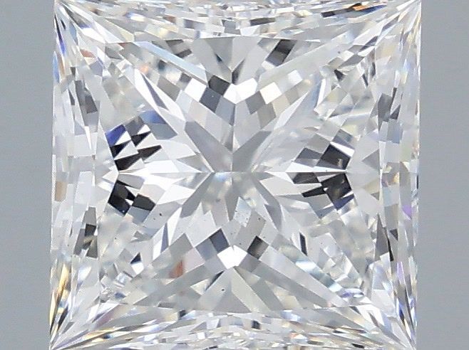 4ct Princess E VS2 Lab Created Diamond