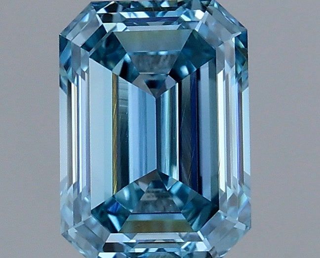 1.14ct Emerald FANCY VVS2 Lab Created Diamond