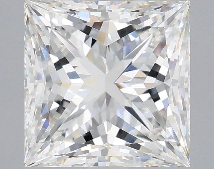 3.02ct Princess F VS1 Lab Created Diamond