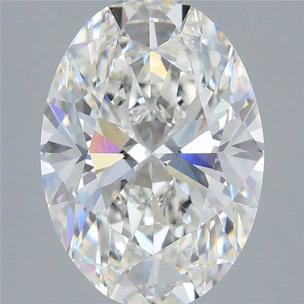 4.02ct Oval G VVS2 Lab Created Diamond
