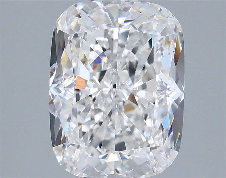 3ct Cushion D VS1 Lab Created Diamond