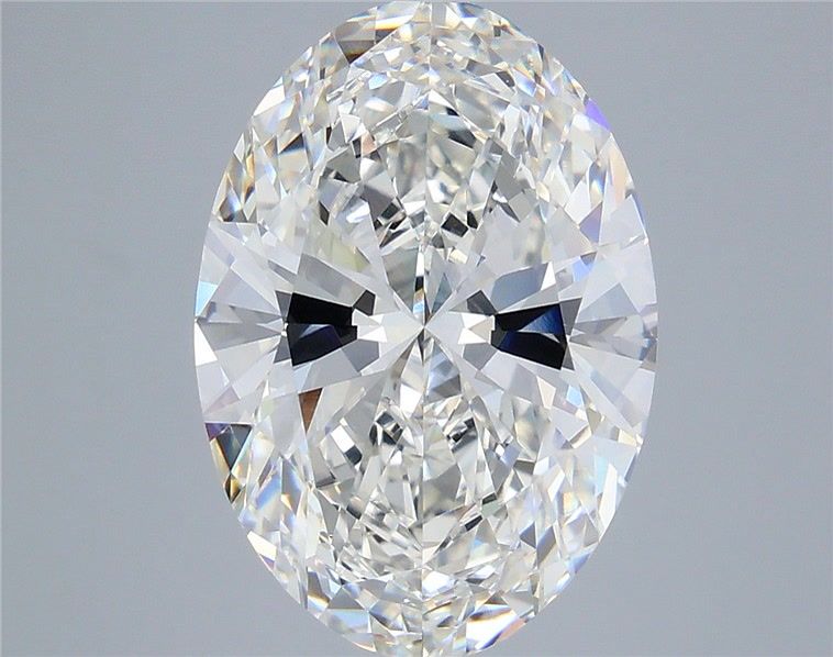7.38ct Oval G VVS2 Lab Created Diamond