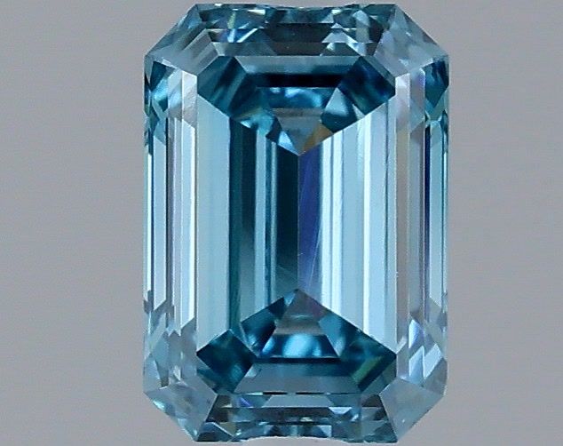 1.26ct Emerald FANCY VS2 Lab Created Diamond