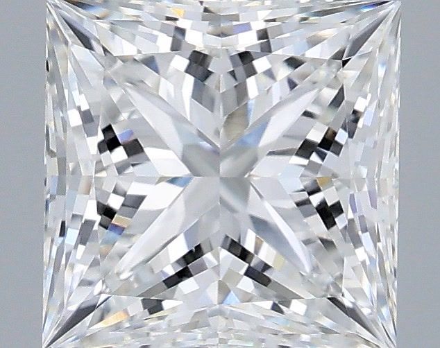 2.57ct Princess E VVS2 Lab Created Diamond