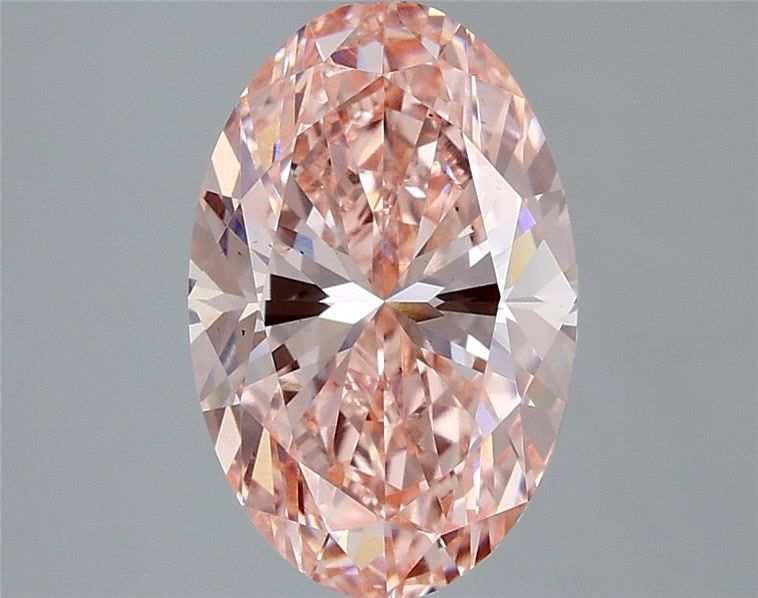 3ct Oval  VS2 Lab Created Diamond