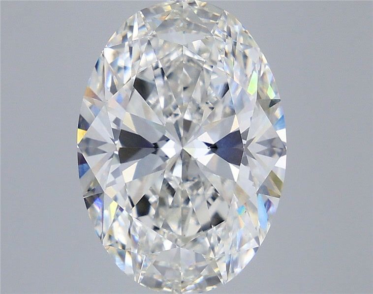 7.03ct Oval F VS1 Lab Created Diamond