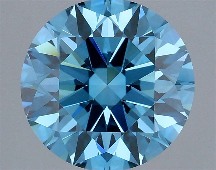 2.24ct Round FANCY VS1 Lab Created Diamond