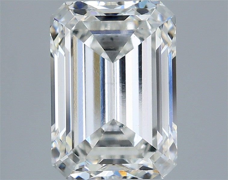 3.07ct Emerald F VS2 Lab Created Diamond