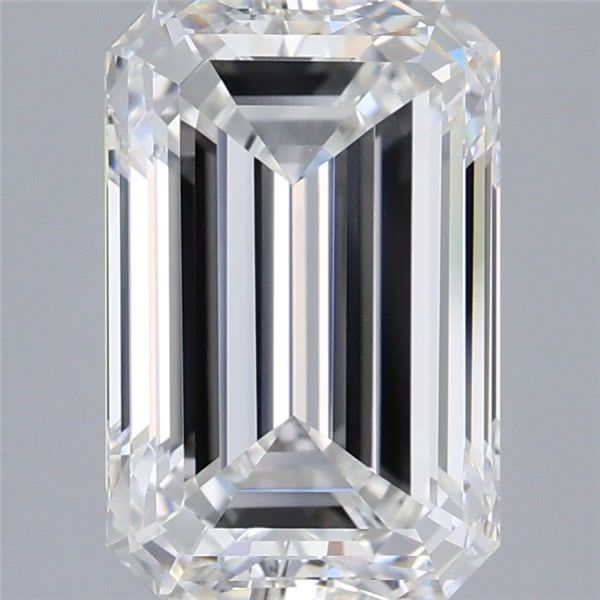 4.03ct Emerald F VVS2 Lab Created Diamond
