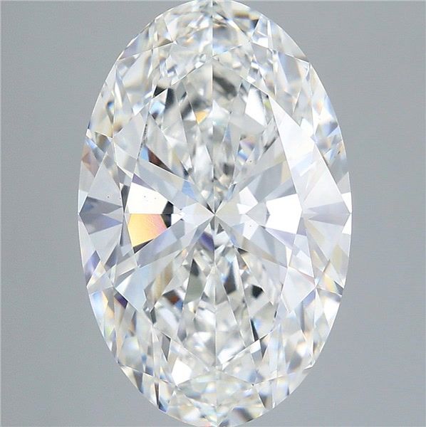 8.03ct Oval F VS1 Lab Created Diamond