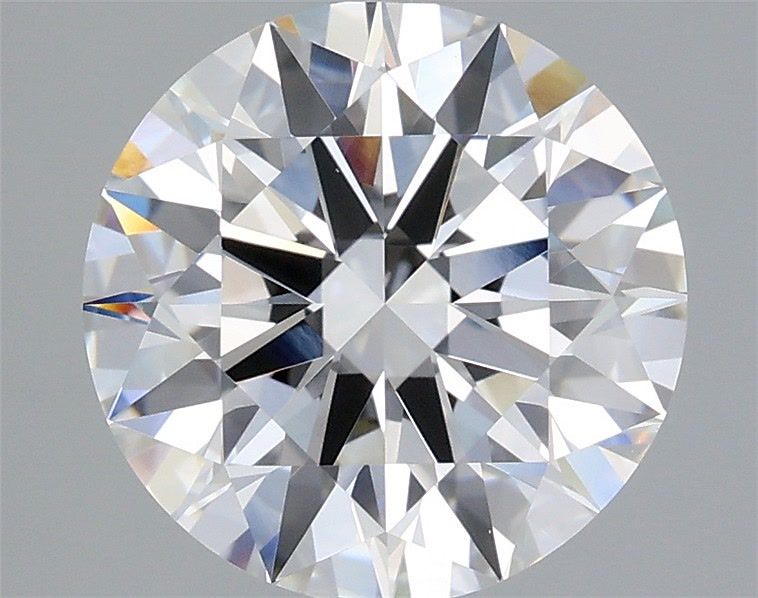 3.47ct Round F VVS2 Lab Created Diamond
