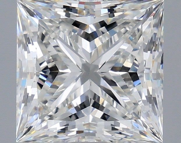 3.07ct Princess F VVS2 Lab Created Diamond