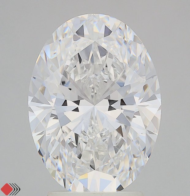 3.58ct Oval D VVS1 Lab Created Diamond