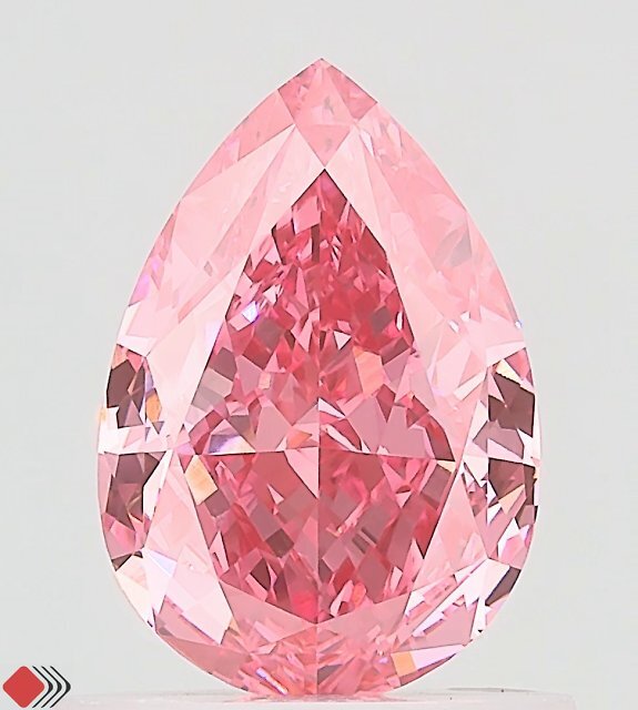 2.21ct Oval FANCY INTENSE YELLOW VVS2 Lab Created Diamond